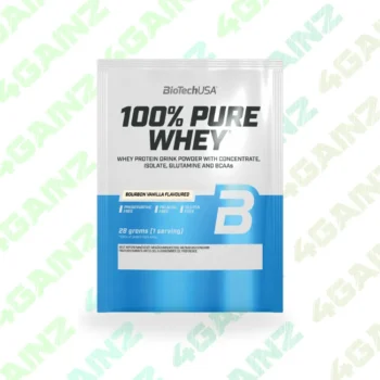 BioTechUSA 100% Pure Whey 28g – premium išrūgų baltymų koncentratas
